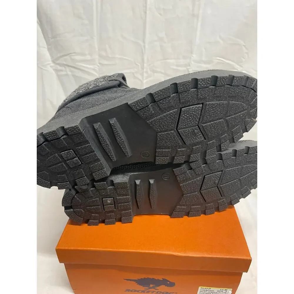 Rocket Dog Women's Boots Size 11 Charcoal Gray Style PilotJP Zip Up New In Box